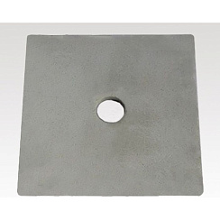 Плата 10x120x120, d=22 мм