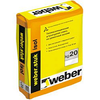 Штукатурная смесь облегченная Weber.stuk isol